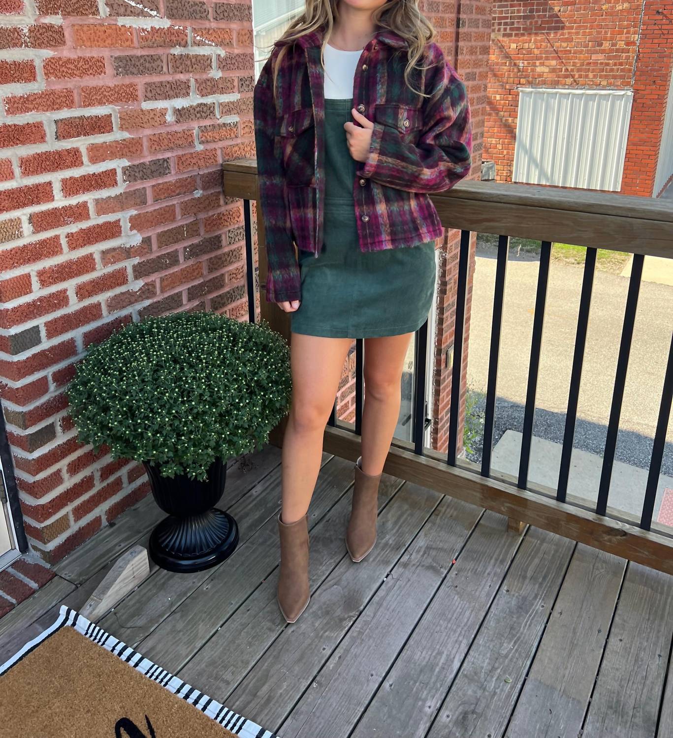 Entro - Oaklee Plaid Shacket