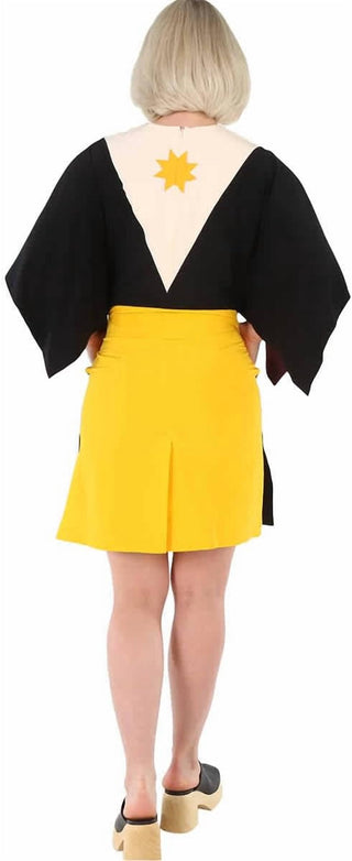 Burberry - Silk Crepe De Chine Cape Sleeve Dress