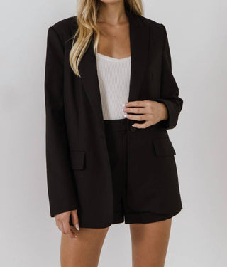 Endless Rose - Perfect Classic Long Sleeve Blazer