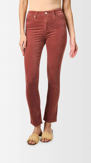 Ag Jeans - Calça jeans feminina Mari Stretch com perna reta