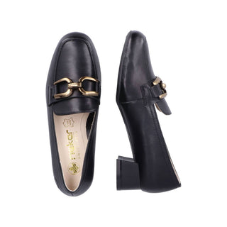 Rieker - Mocassim de Salto Feminino Violeta 52