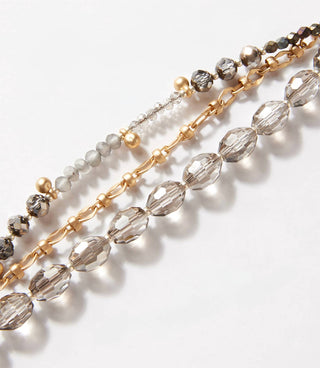 Anne Vaughan - Pulseira de cristal multicamadas feminina