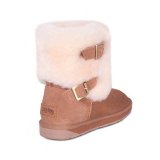 Cloud Nine - Botas femininas com duas fivelas