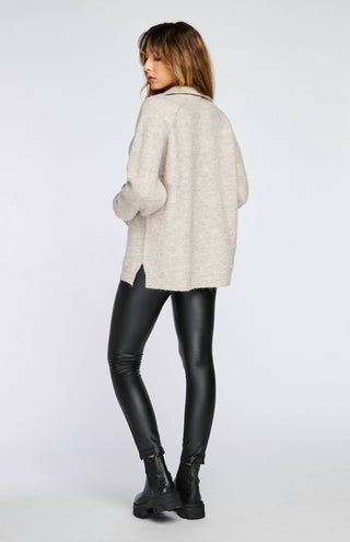 Gentle Fawn - Suéter Virgina com meio zíper