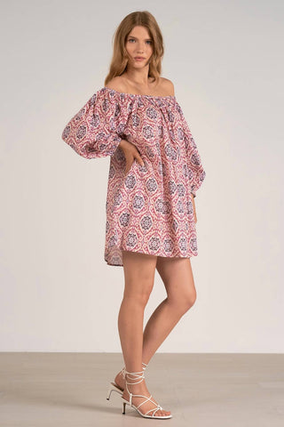 Elan - VESTIDO COM ESTAMPA IKAT