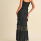 Klesis - Gracia Tiered Ruffled Lace Maxi Dress