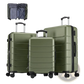 Abs Spinner Luggage Expandable Hard Shell Suitcase Case