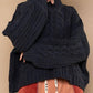 Pol - Chelsey Mock Neck Chenille Sweater