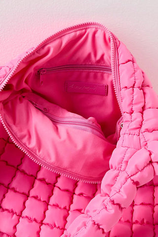Free People - Bolsa de transporte acolchoada feminina