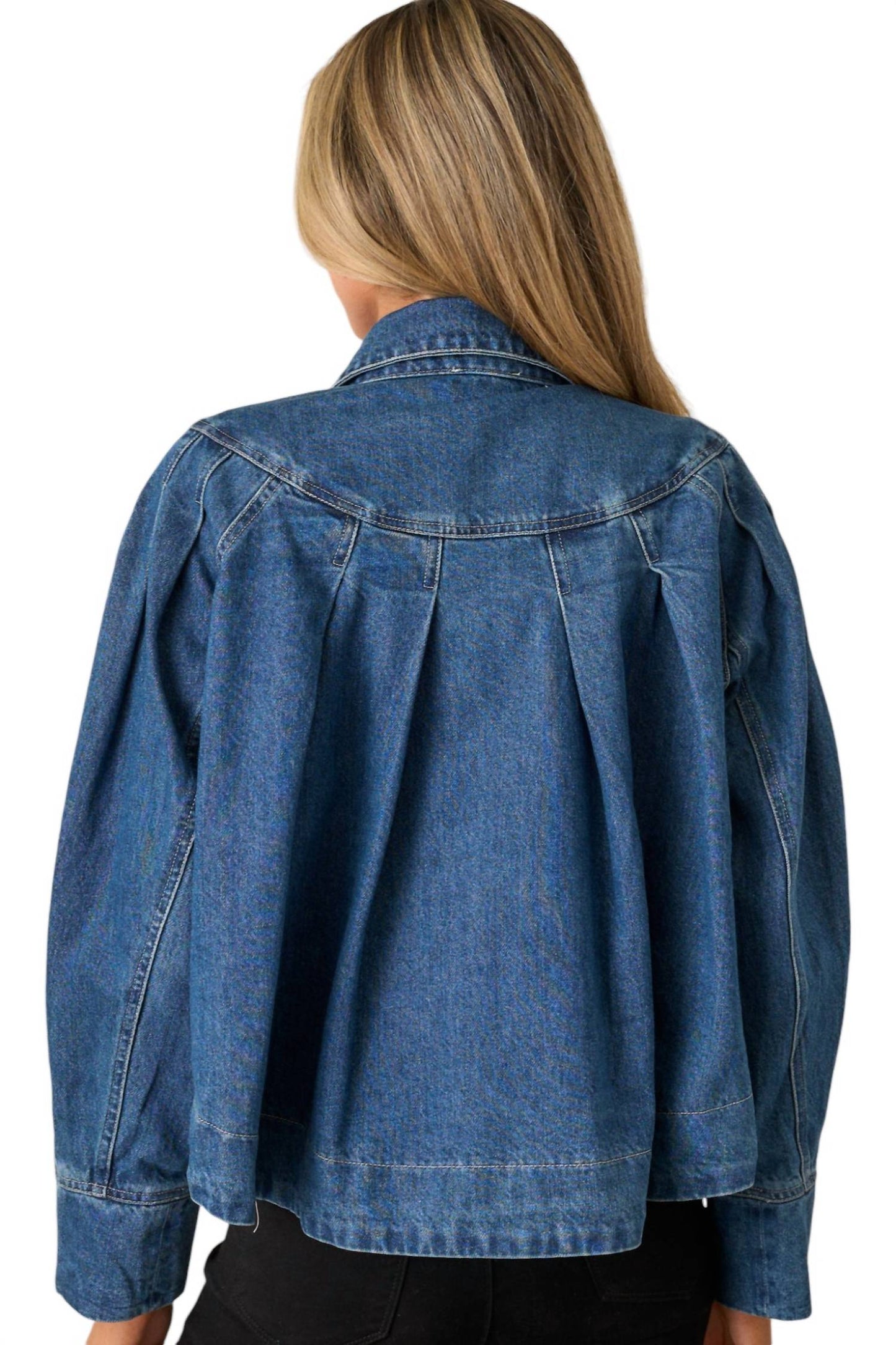 Aaron & Amber - Pleated Jacket