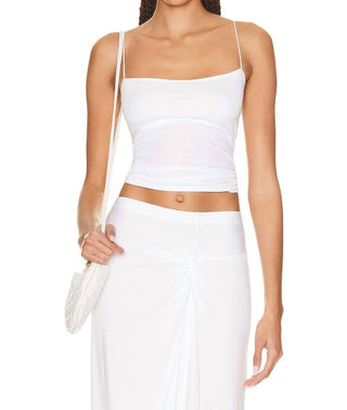 Enza Costa - Regata Supima Cotton Essential com Tiras