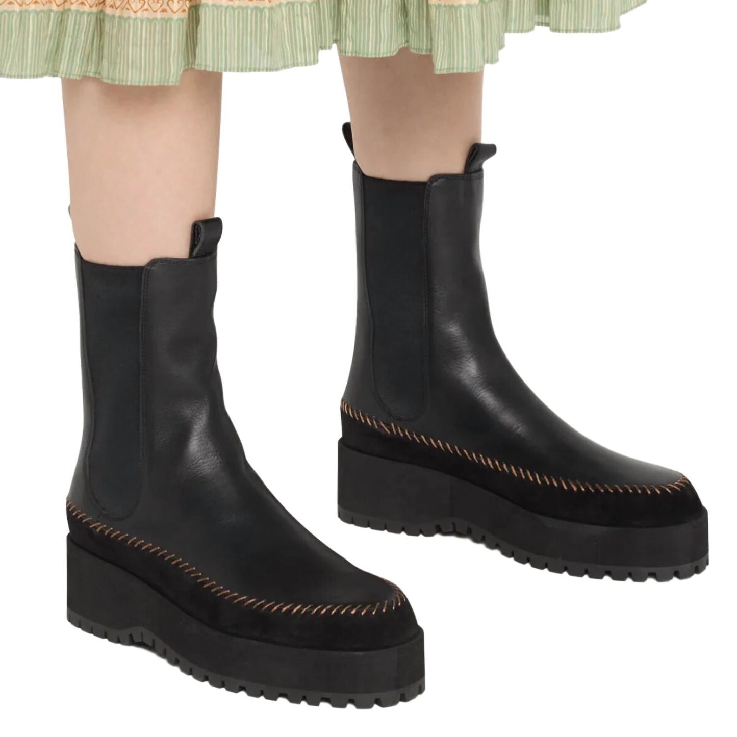 Ulla Johnson - Jodie Chelsea Lug Sole Boot