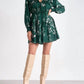 Elan - Long Sleeve V-neck Dress
