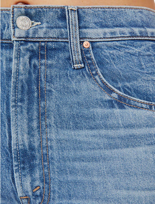 Mãe - Calça Jeans Scooter com Cano Alto e Perna Larga