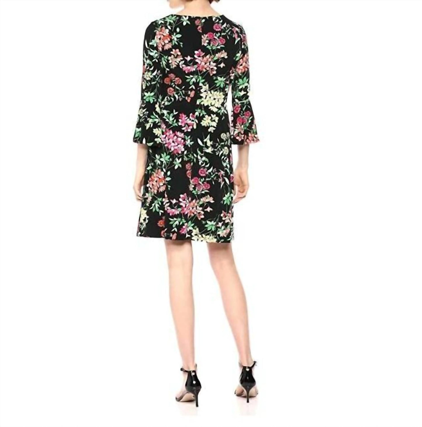 Tommy Hilfiger - Floral Print Bell Sleeve Dress