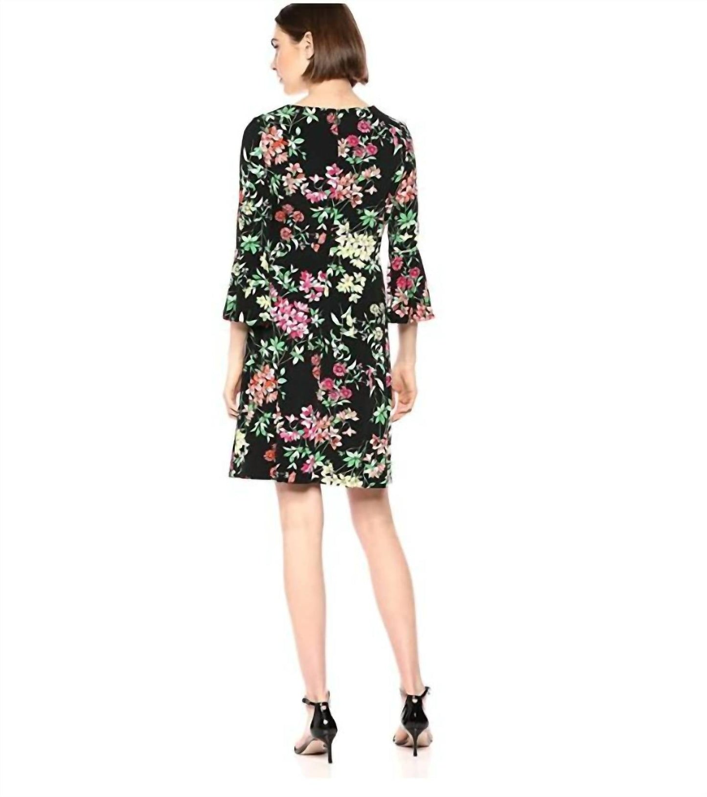 Tommy Hilfiger - Floral Print Bell Sleeve Dress
