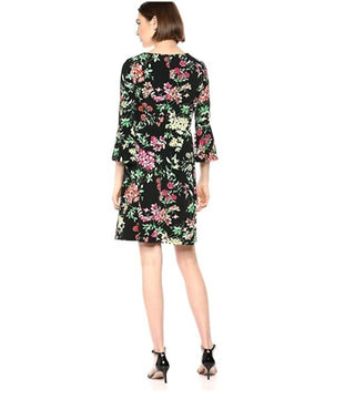 Tommy Hilfiger - Floral Print Bell Sleeve Dress