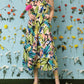 Donna Morgan - Floral One Shoulder Midi Dress