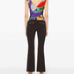 Pucci - Abstract Print Trim Cropped Trousers