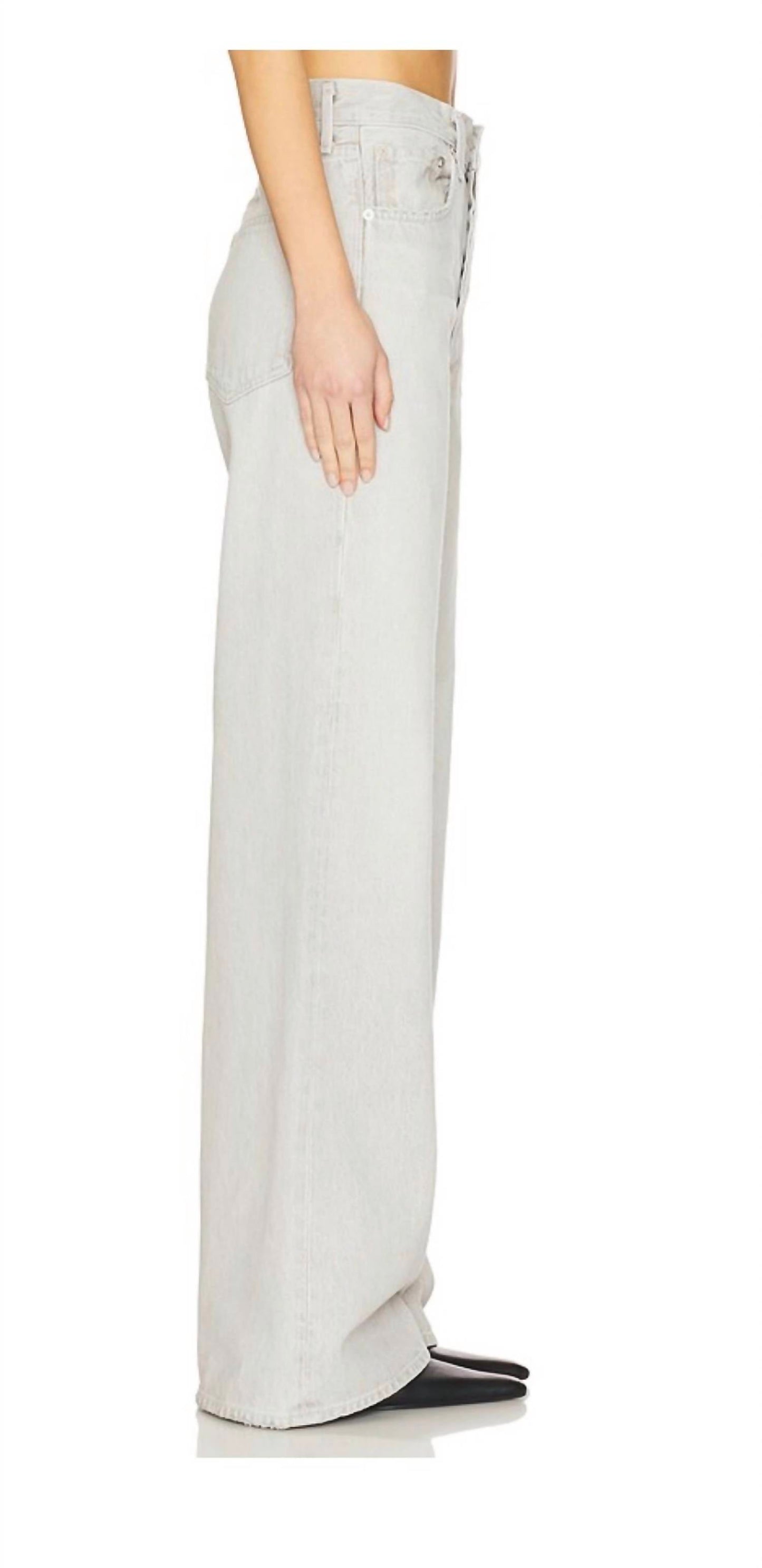 Agolde - Dame High Rise Wide Leg Jeans