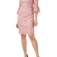 Adrianna Papell - Floral Embroidered Mini Dress