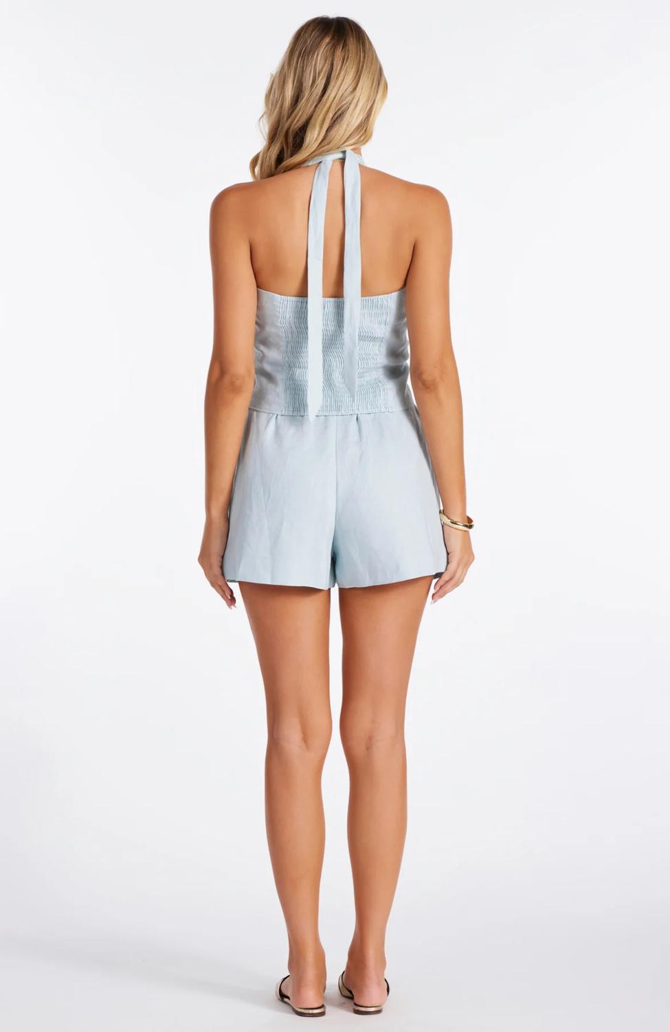 Bishop + Young - Positano Linen Halter Top