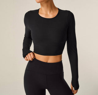 Além do Yoga - Suéter Cropped Powerbeyond™ Lite Cardio