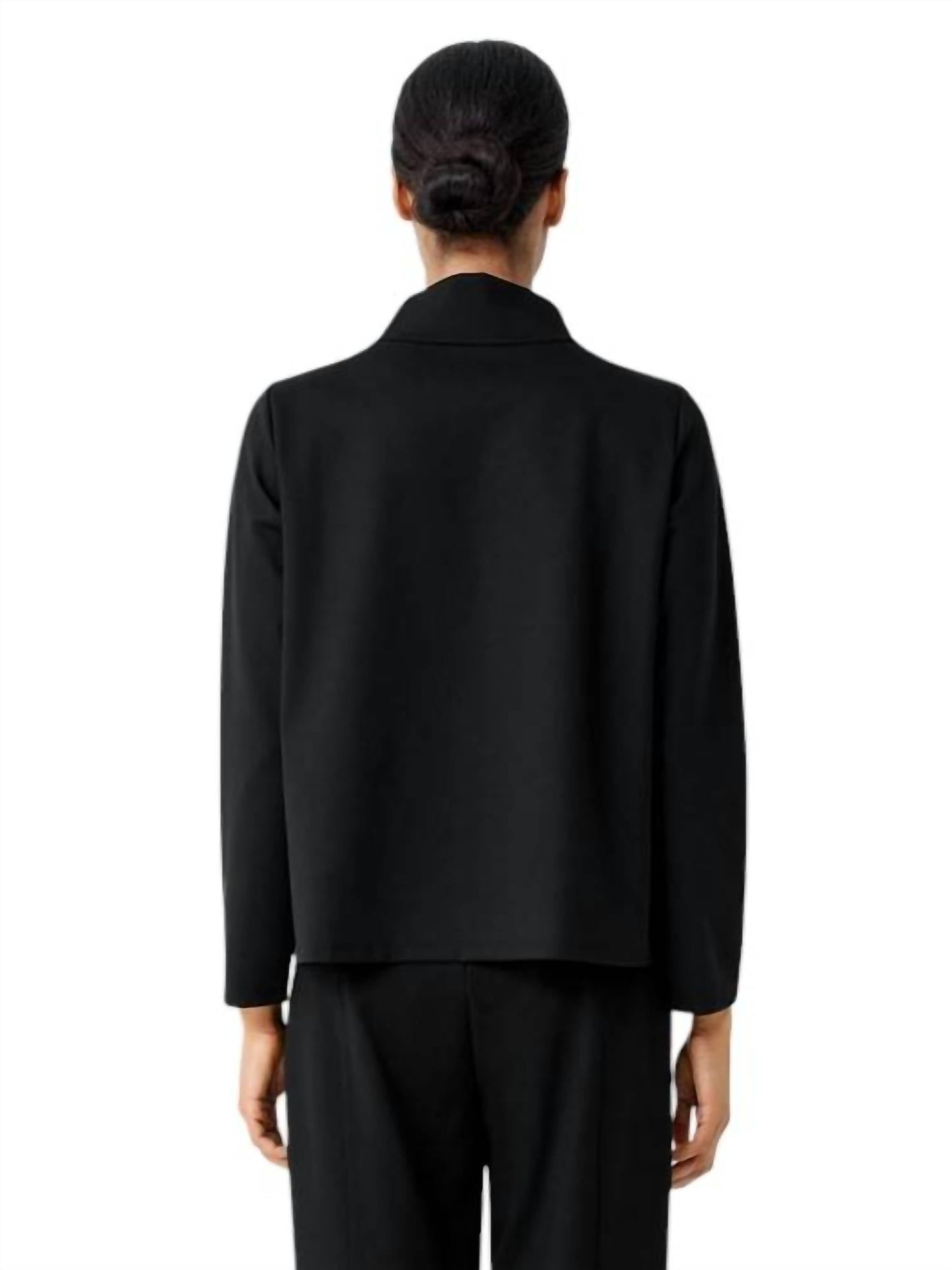 Eileen Fisher - Women's Funnel Neck Long Sleeve Top