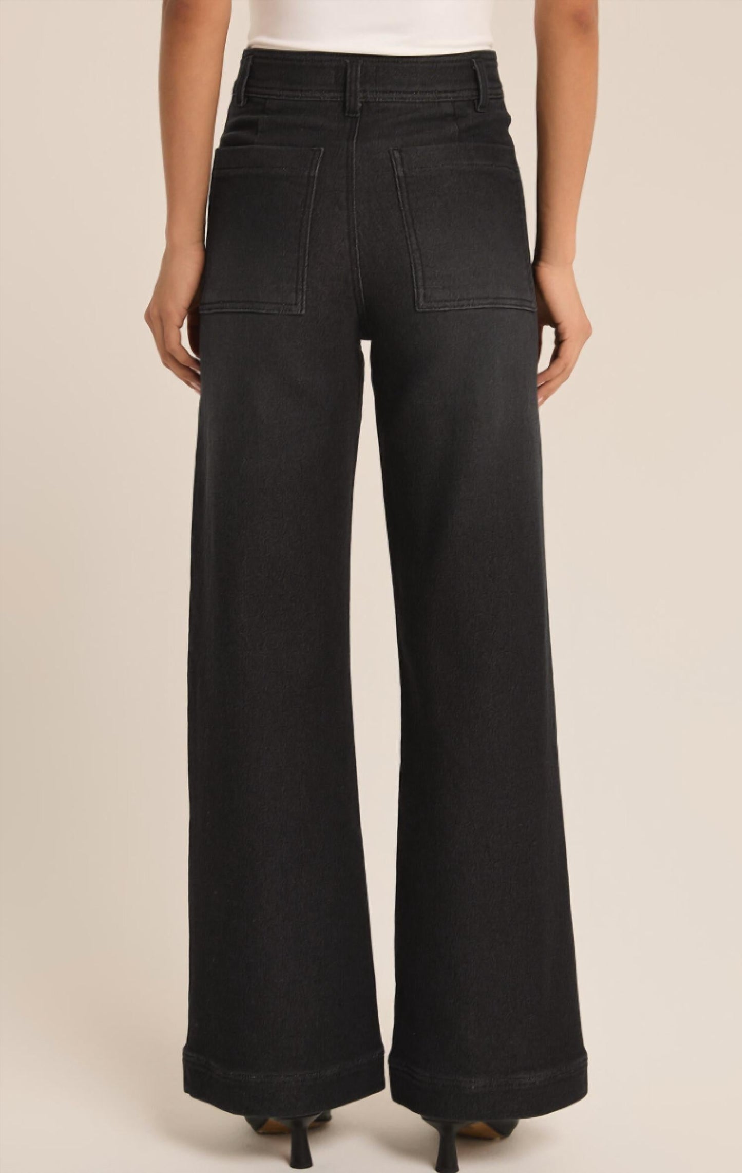 Z Supply - Women's Rilynn Wide Leg Denim Trouser