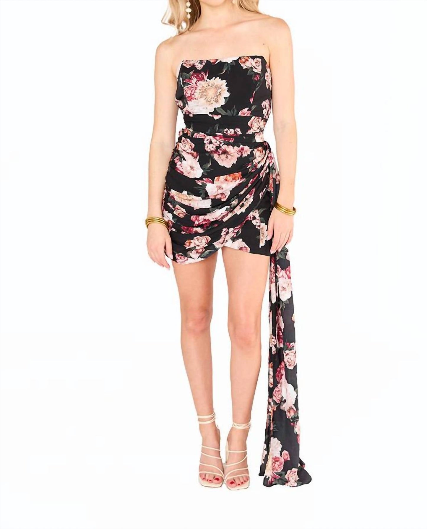 Buddylove - ZEUS DRAPED SIDE MINI DRESS