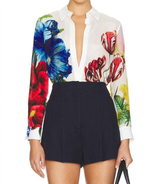 Alice + Olivia - Willa Placket Top