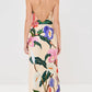 Borgo De Nor - Olive Crepe Satin Dress