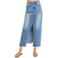 Risen - Midi-Maxi Denim Skirt