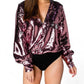 Buddylove - Jenny Long Sleeve Sequin Bodysuit