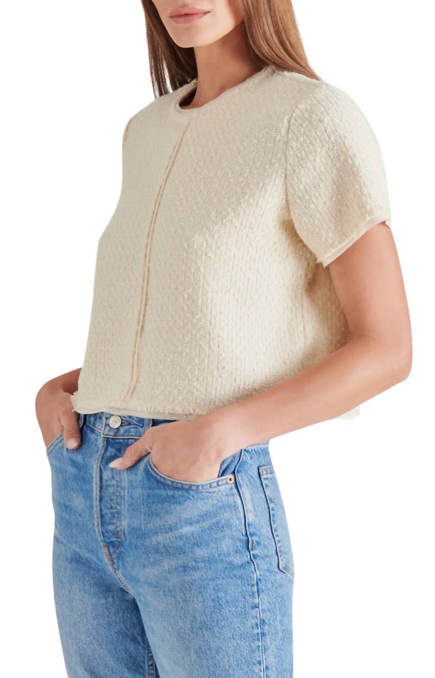 steve-madden-addie-tweed-top