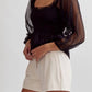 Entro - Kait Swiss Dot Top