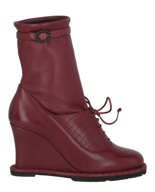 Bottega Veneta - Women's Leather Wedge Boots