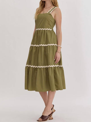 Entro - Ric Rac Midi Dress
