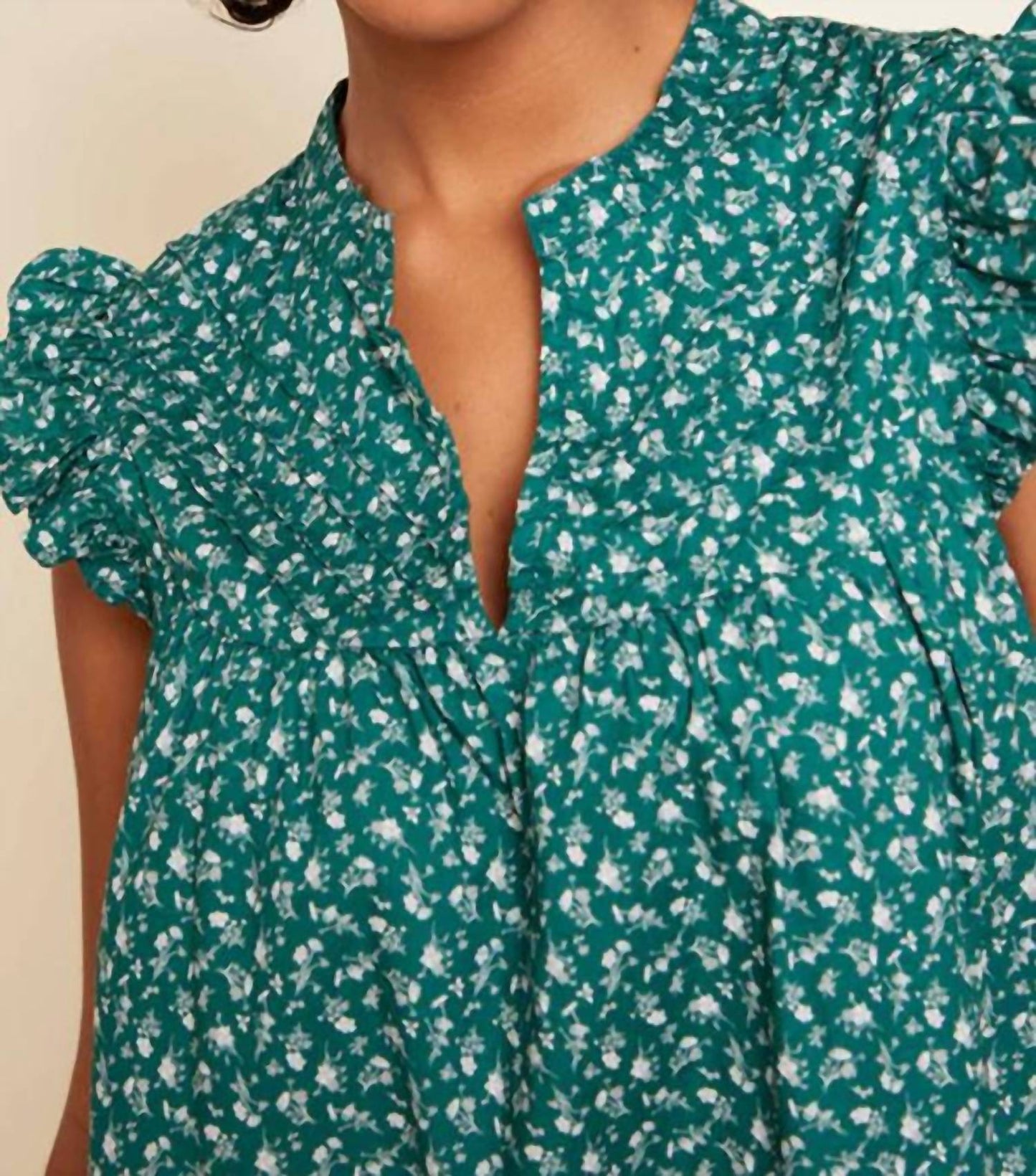 Nation Ltd - Jasmine A-Line Ruffled Mini Dress