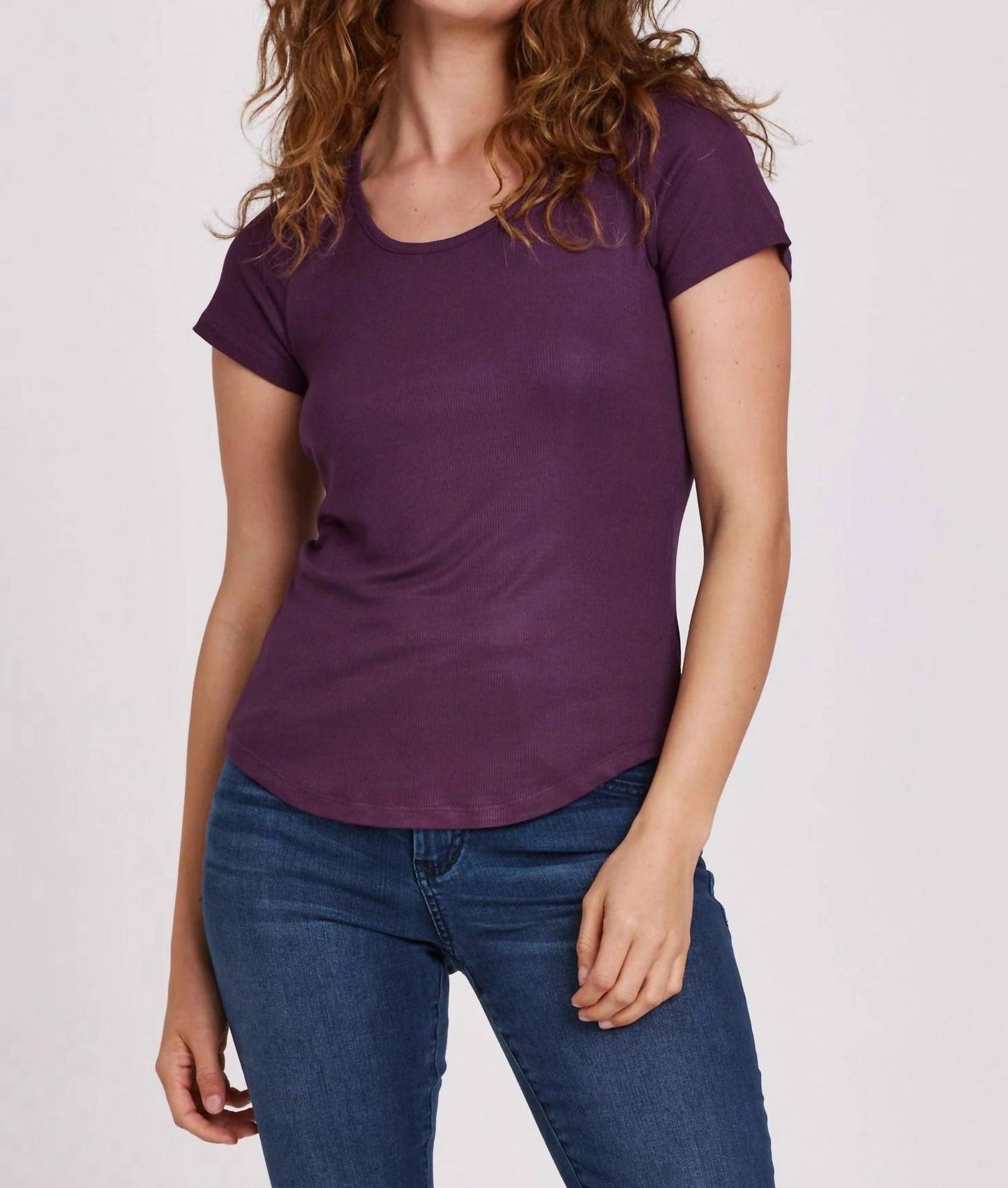 Another Love - Aimee Scoop Neck Rib Top