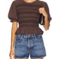 Free People - Maxey Knit Short Sleeve Top