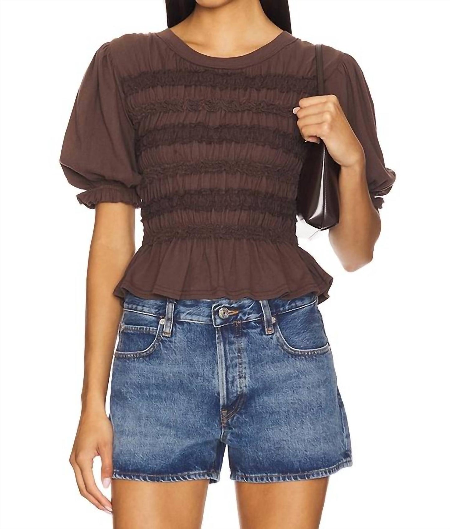 Free People - Maxey Knit Short Sleeve Top