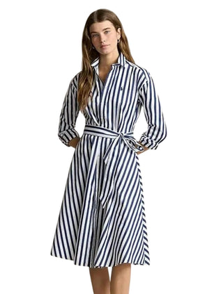 Polo Ralph Lauren - Vestido de dia com manga elástica para mulheres