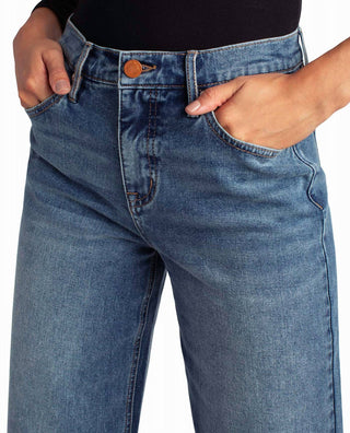 Nicole Miller - Hudson Yards Mid Rise Wide Leg Jean