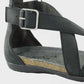 Naot - Women's Rianna Oily Coal Sandal
