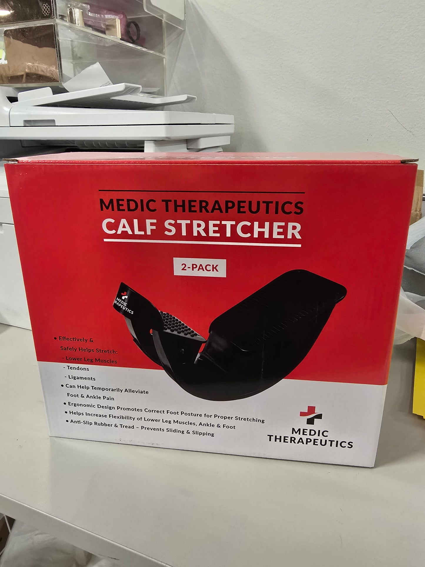 Medic Therapeutics Pink Calf Stretcher 2Pack