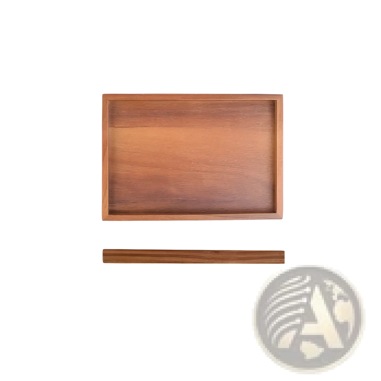 Acacia Wood Rectangular Serving Tray Hand Polished