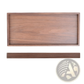 Acacia Wood Rectangular Serving Tray Hand Polished