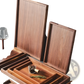 Acacia Wood Rectangular Serving Tray Hand Polished