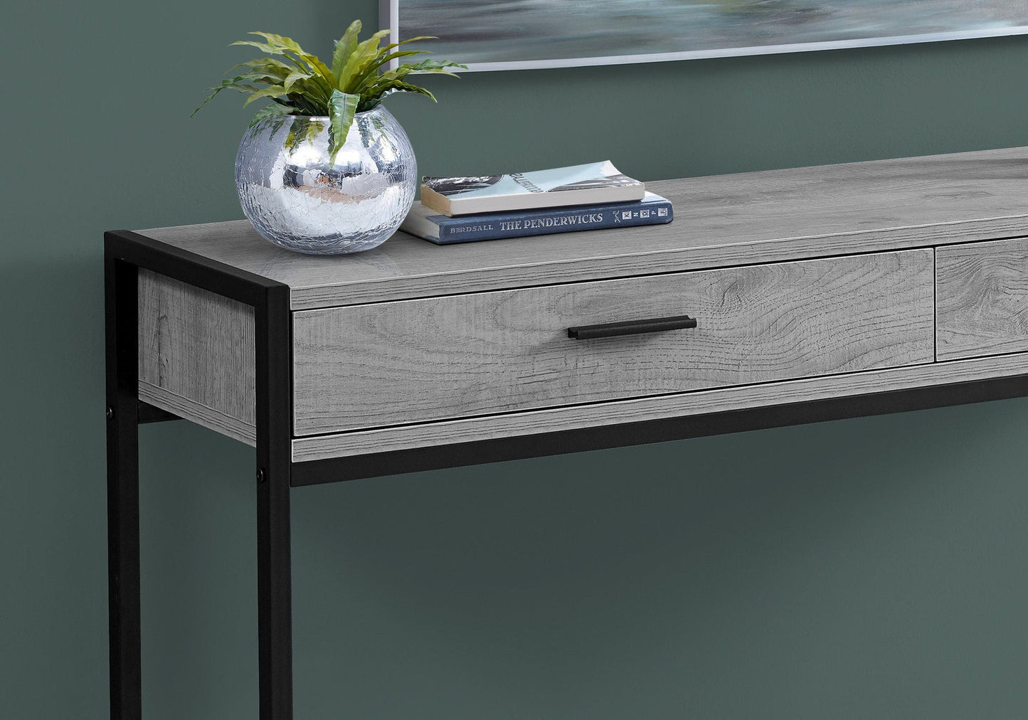 Accent Console Table for Entryway with Storage Drawers – Contemporary & Modern
